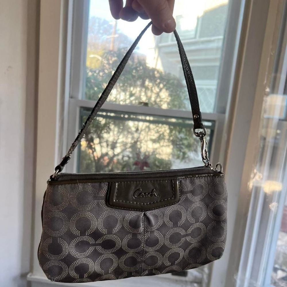 Y2K 2000s Coach Signature Cs Monogram Hobo Mini Bag / wristlet
